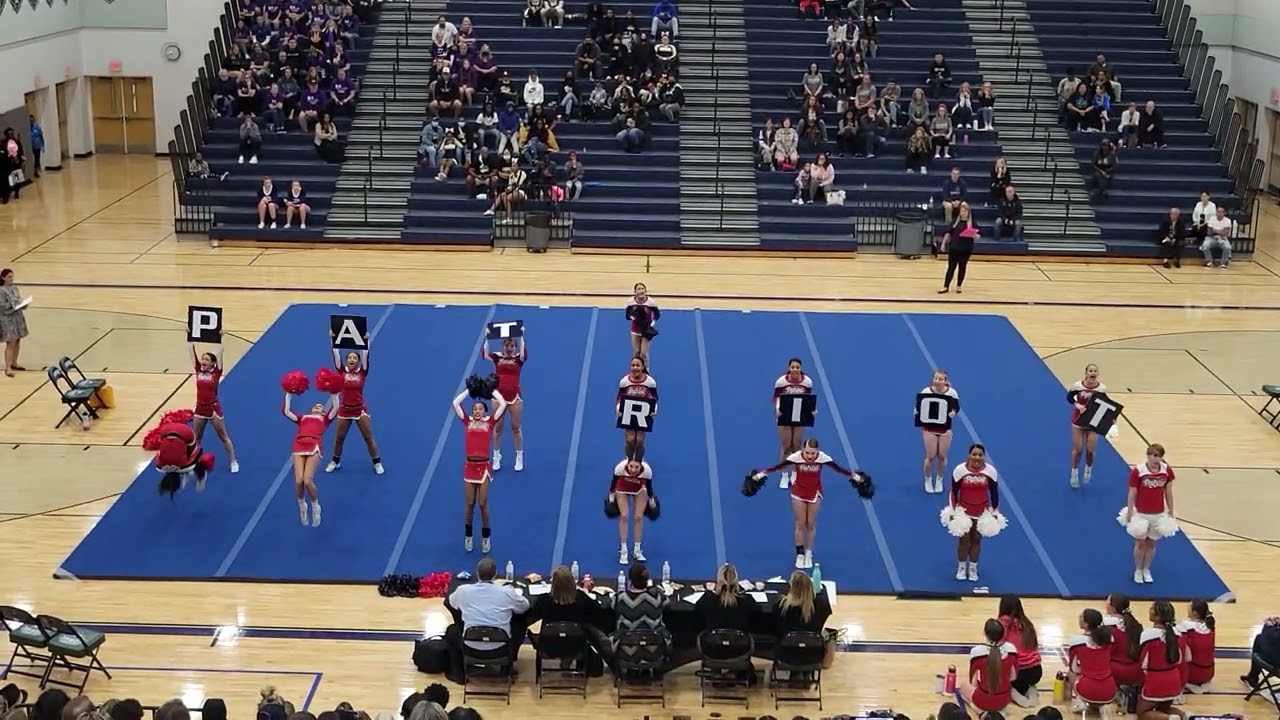 Patriot High School at Region 6B Cheer Competition 2022