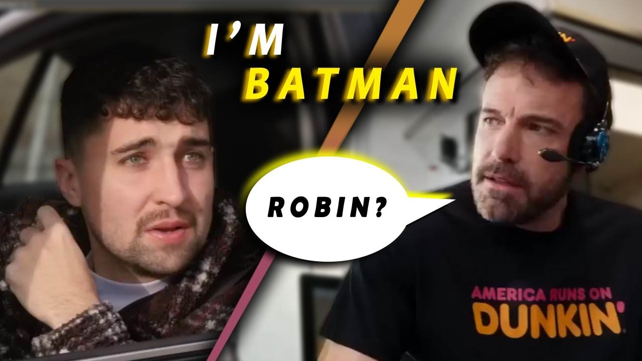 Ben Affleck Drive Thru Prank : I'm Batman : A.I Voice