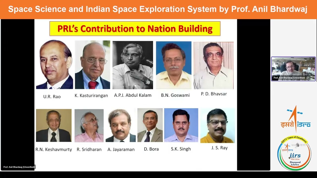 Space Science and Indian Space Exploration System by Prof. Anil Bhardwaj
