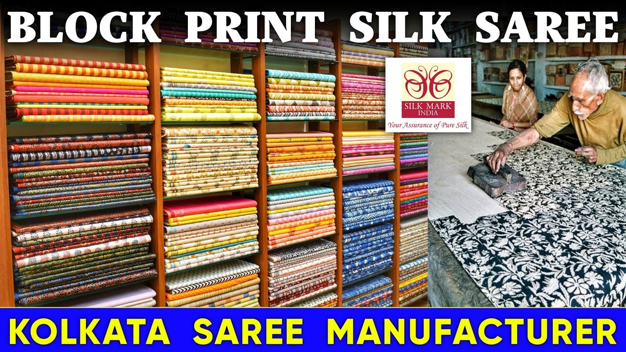 Block Print Linen Silk Saree/ Chanderi Silk/ Tussar & Modal Silk/ Pure Gajji & Maheshwari Silk Saree