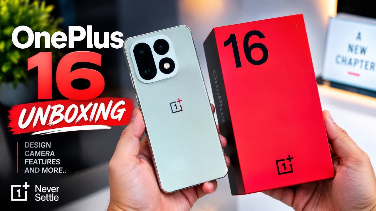 Распаковка OnePlus 16! 🔥 Первый взгляд, дизайн, камера и функции