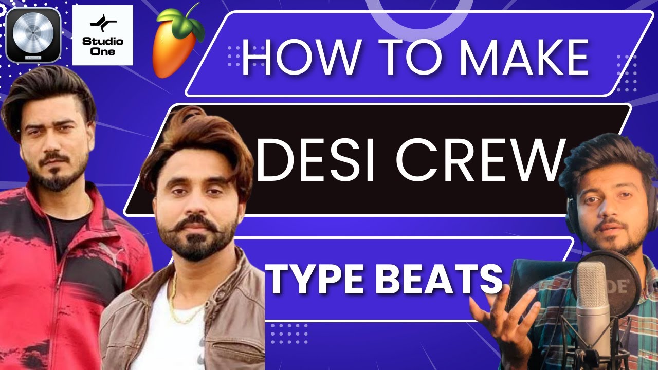 How To Make Desi Crew Type Beats | Desi Crew Type Ki Beat Kese Banaye | V Beats Muzic