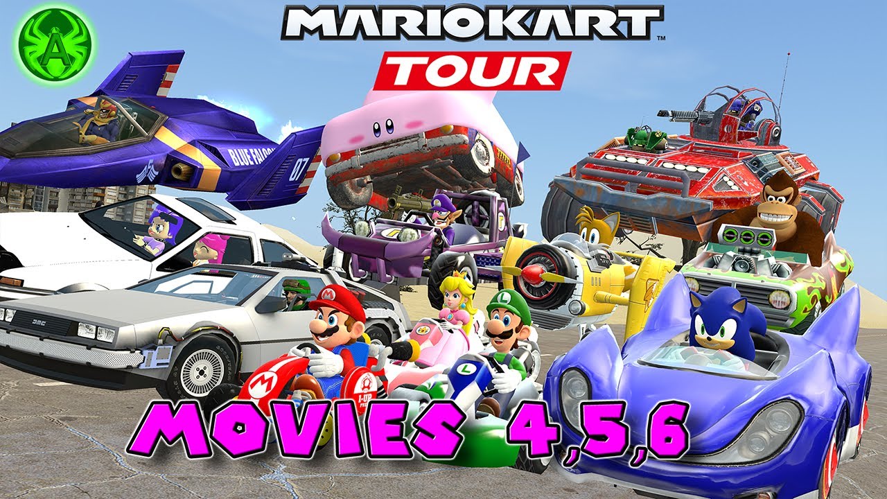 Kirby and Mario in the Ultimate Racing Showdown!