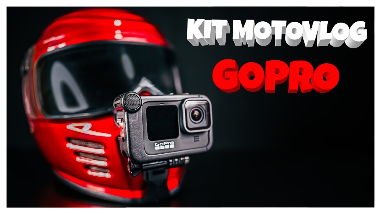 ✅INSTALAR GOPRO en CASCO de MOTO & MICROFONOS- [FÁCIL Y RÁPIDO] 🤯
