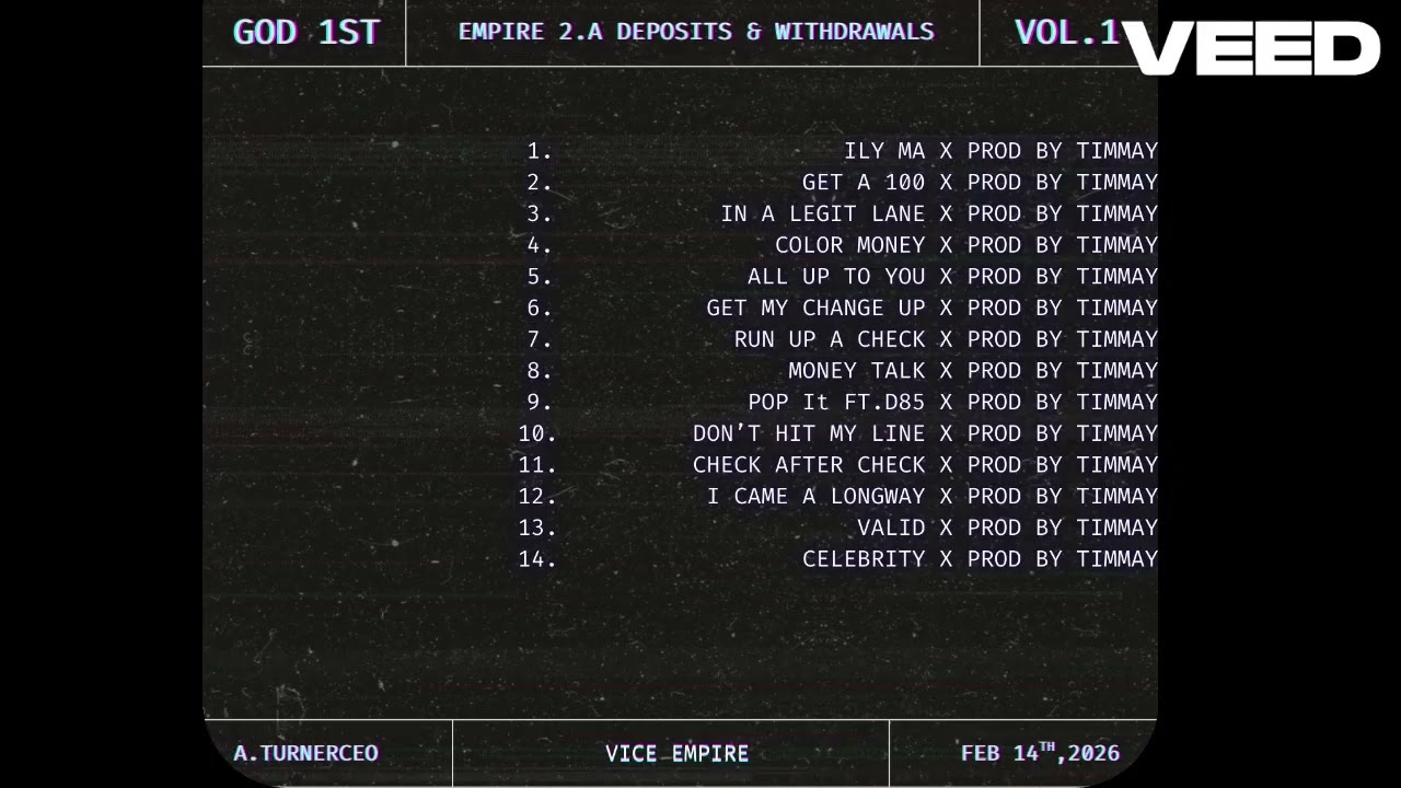 A.TURNERCEO - DON'T HIT MY LINE X PROD. BY TIMMAY
