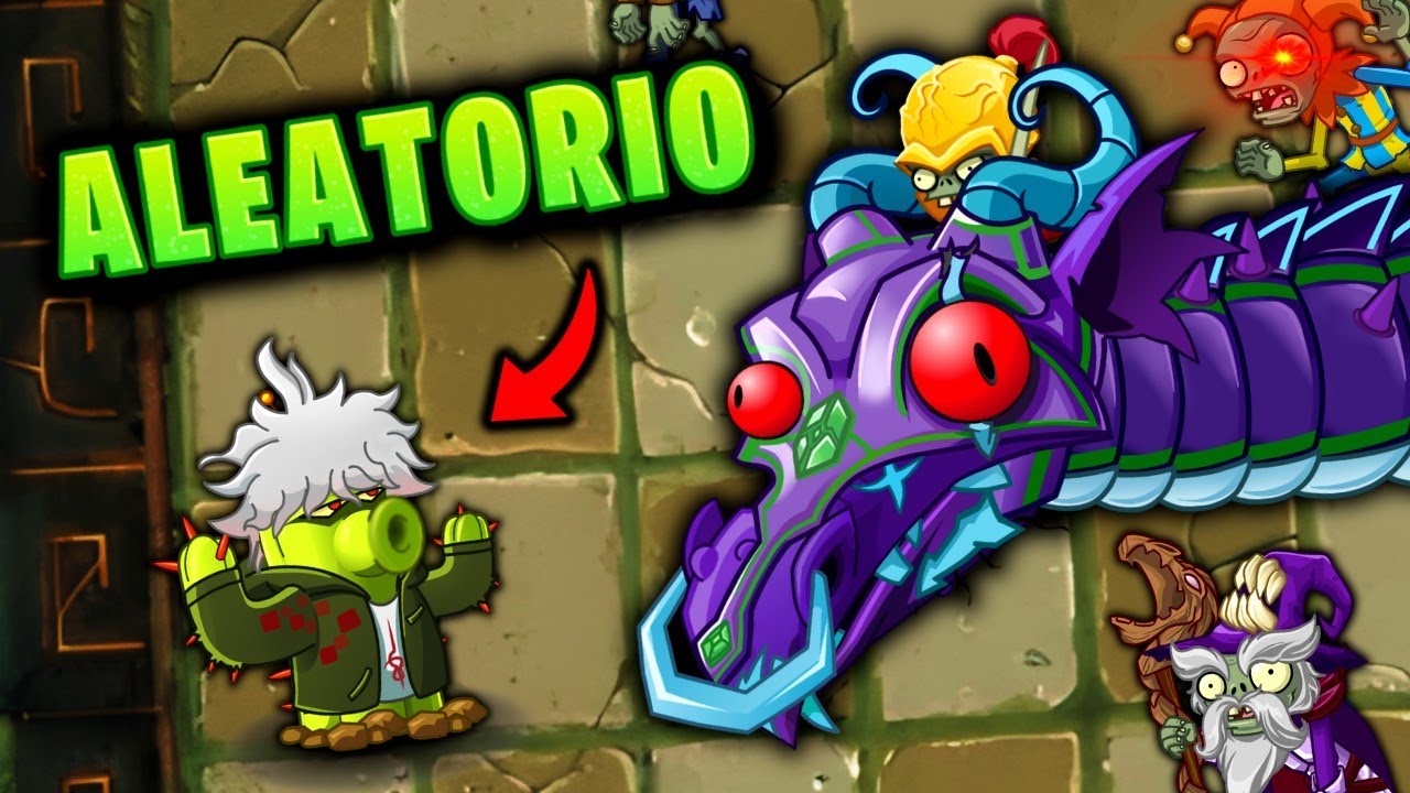 PvZ 2 pero los NIVELES de ZOMBOSS son ALEATORIOS 😈🎲