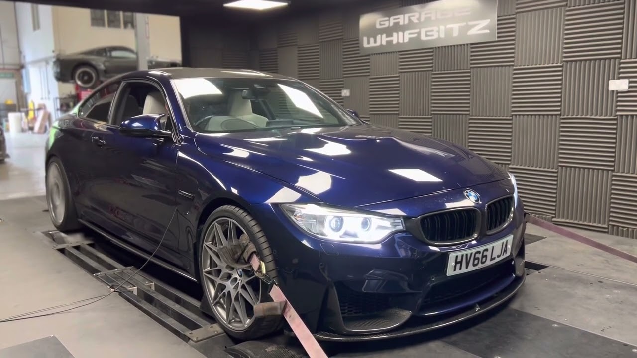 BMW M4 Comp BM3 stage 1 remap dyno run