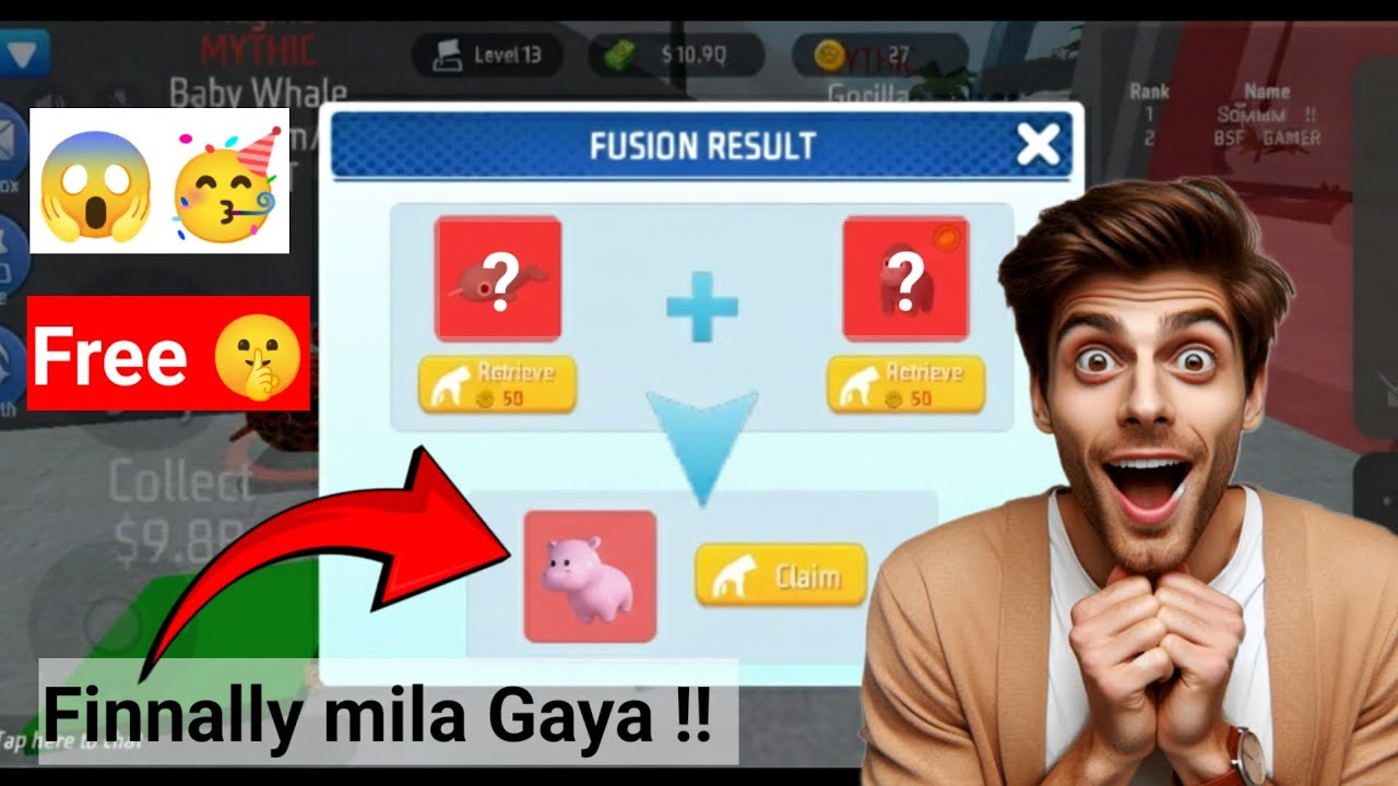 Pink hippo mil gaya 😱💀 #freefirepetsteal #stealapet #petsteal #freepet#freefirepet 