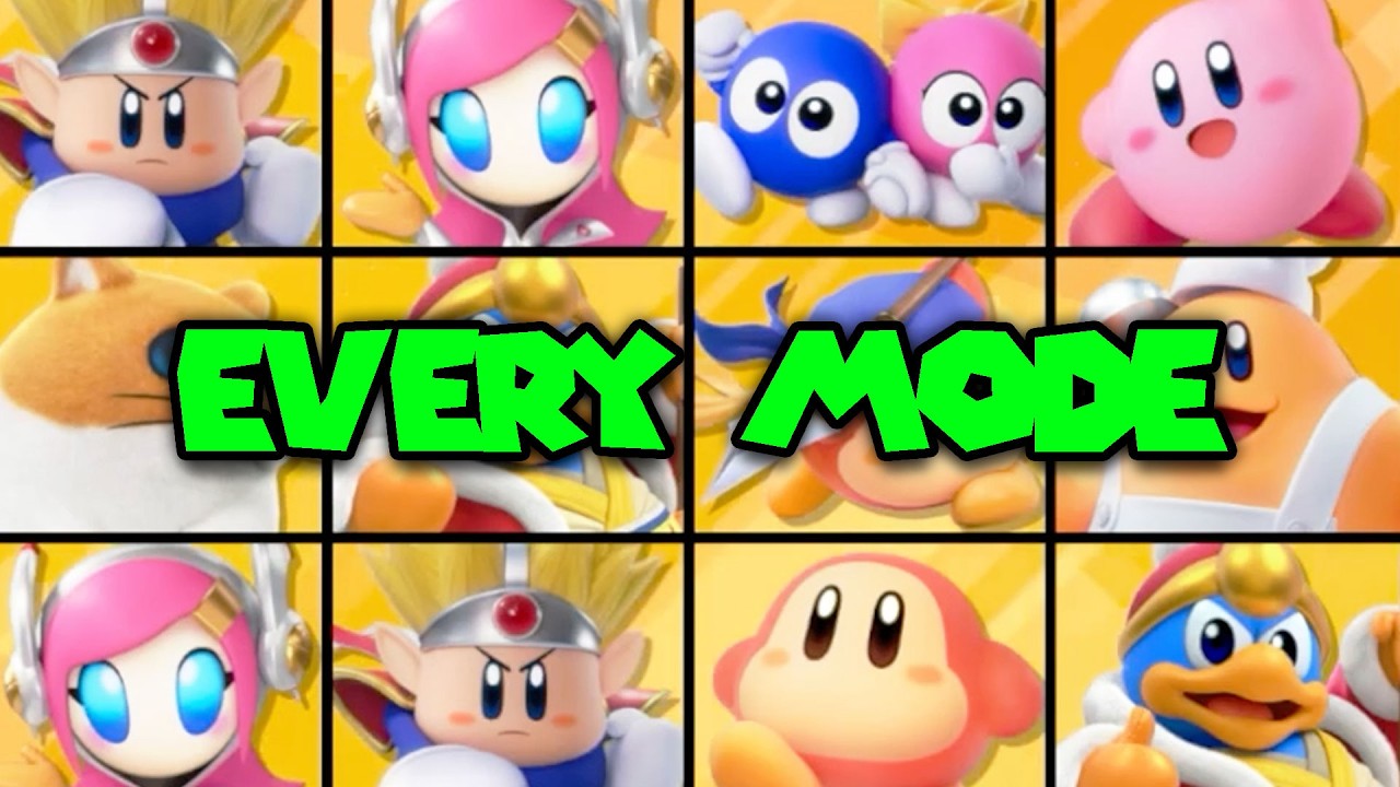 We played EVERY Kirby Air Riders Mode