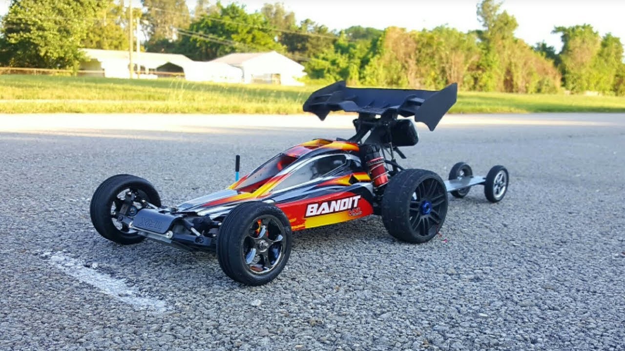 Bandit VXL dragster speed run test