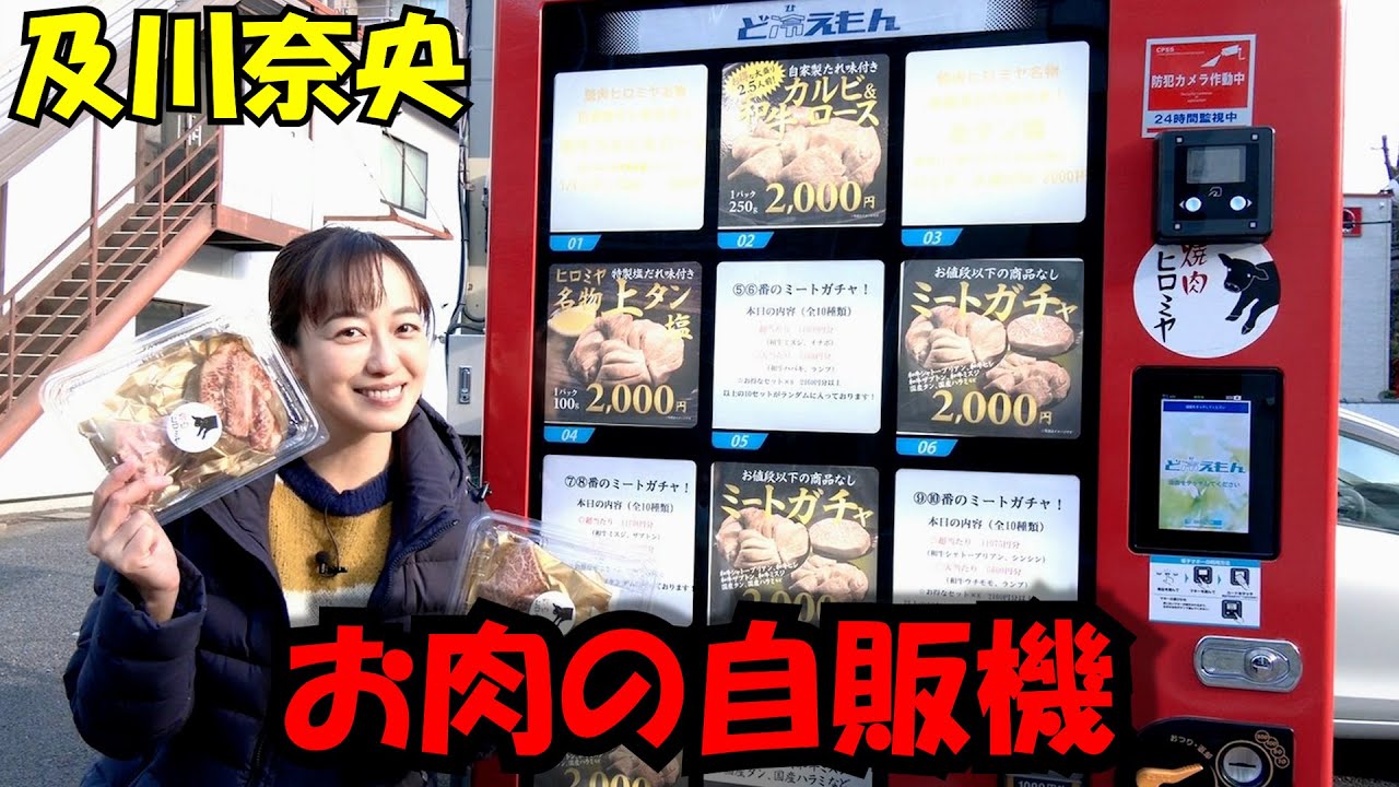 #246  及川奈央「お肉の自販機」