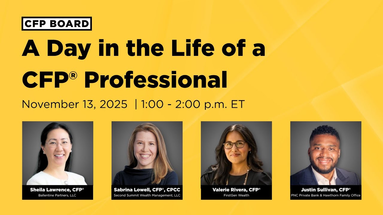 A Day in the Life of a CFP® Professional Webinar