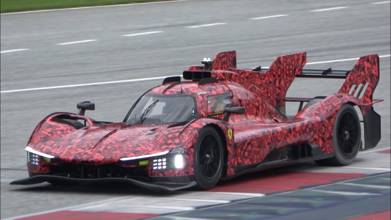 Ferrari 499P Le Mans Hypercar Testing Red Bull Ring 2023