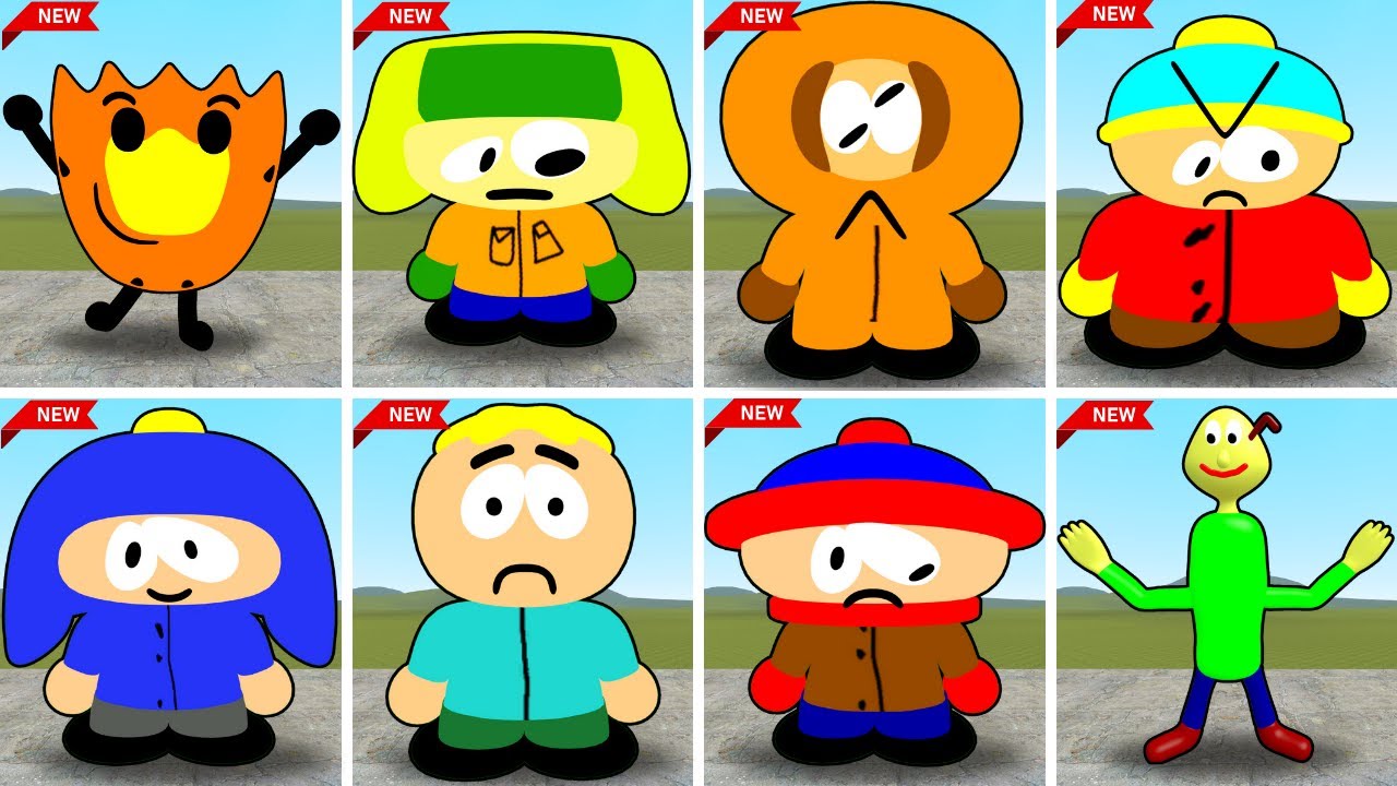 NEW UPDATE SOUTH PARK V2 NEW BALDI & FAREY IN Garry's Mod (SOUTH PARK)