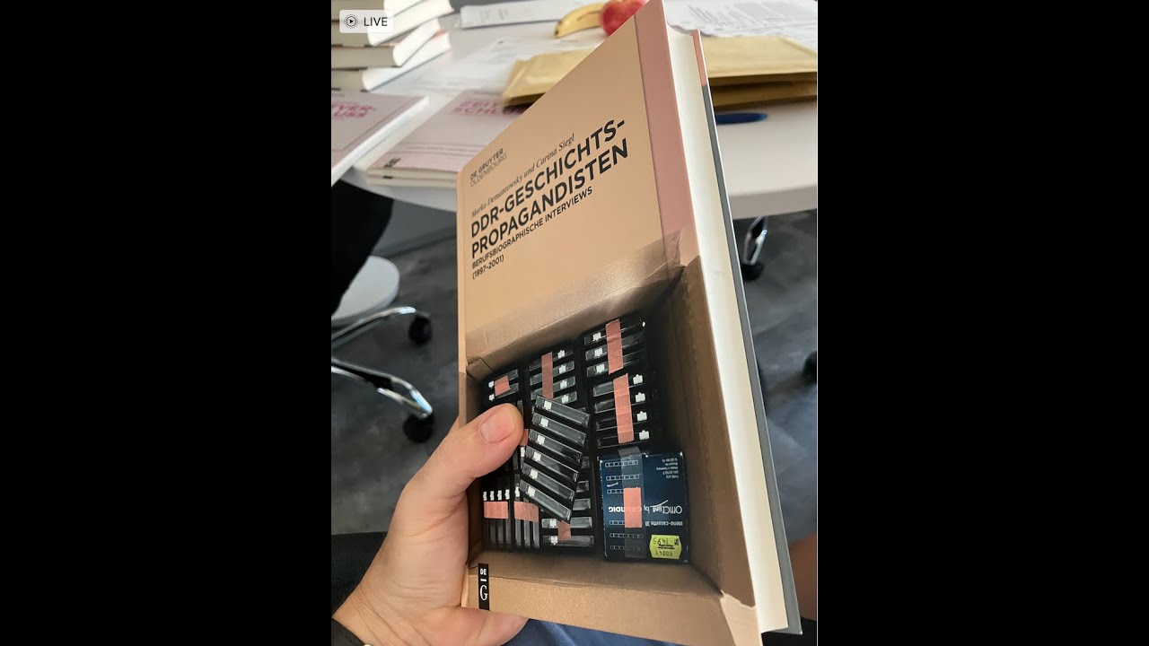 Neues Buch: DDR-Geschichtspropagandisten. Berufsbiographische Interviews 1997-2001 (De Gruyter 2023)