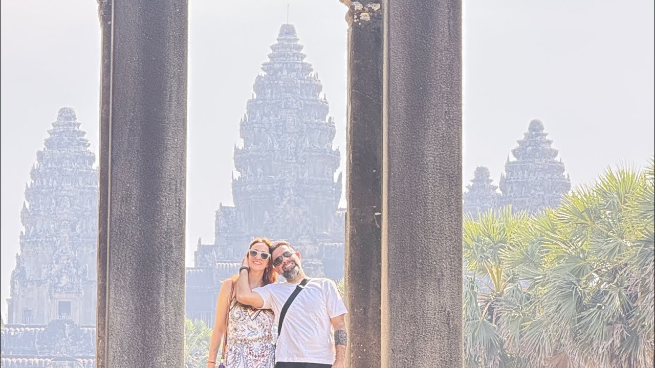 Cambodian temples: Bayon, Angkor, Ta Prohm (where Tomb Rider was filmed)