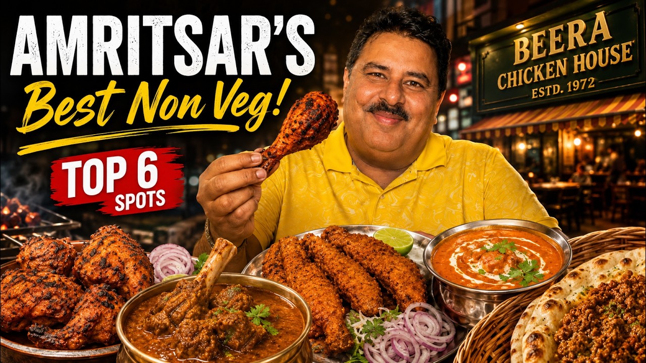 5 Iconic Non-Veg Food Spots You MUST Try in Amritsar 🇮🇳