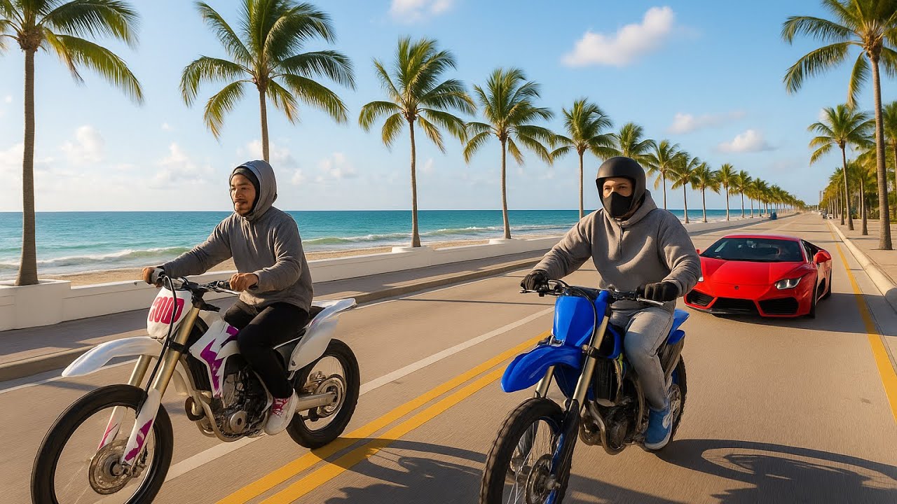 WE TOOK OVER MIAMI ON DIRT BIKES
