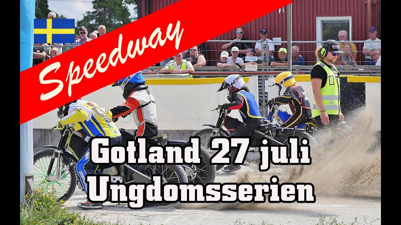 Gotland 27 juli 2025 - Ungdomsserien i Speedway