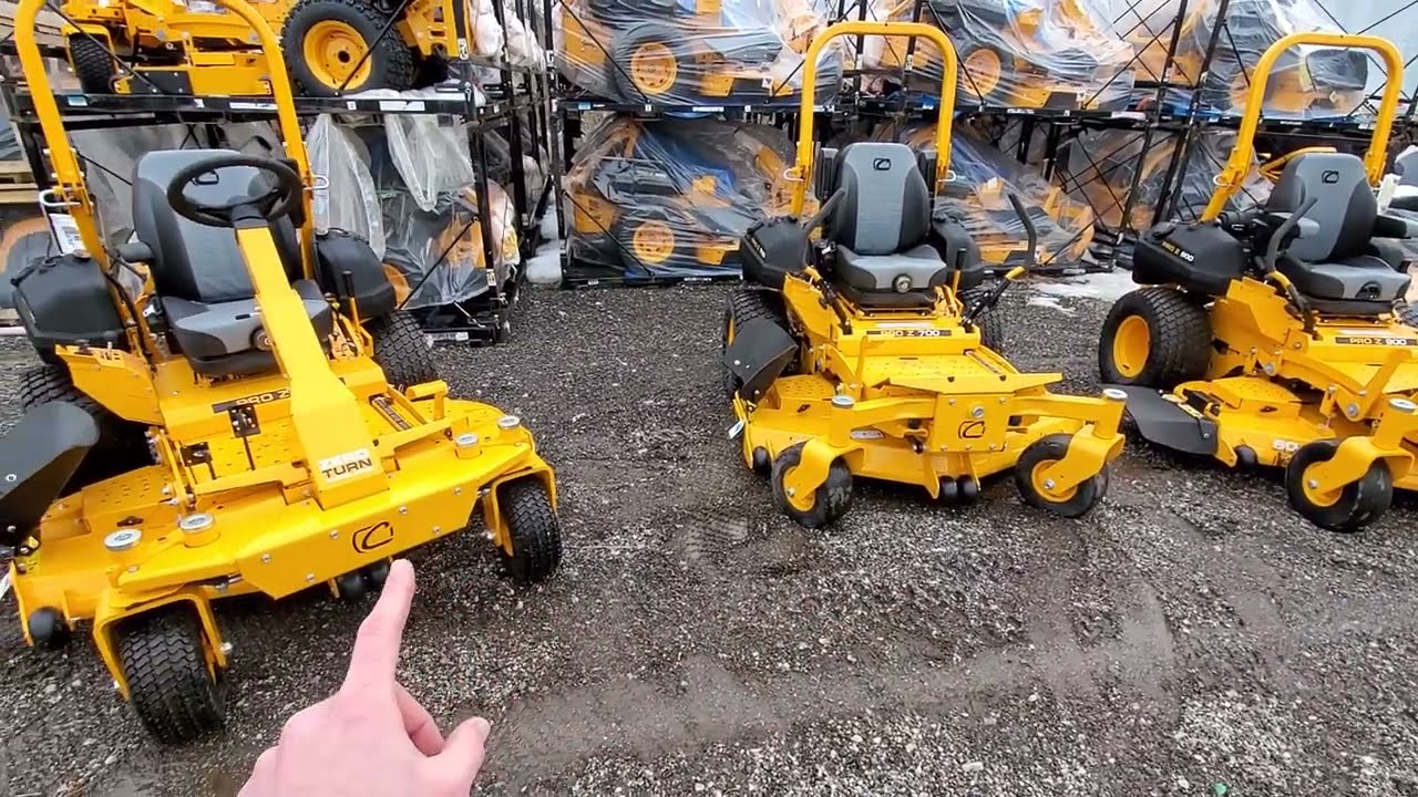 Обзор Cub Cadet PRO Z серии 500/700/900.