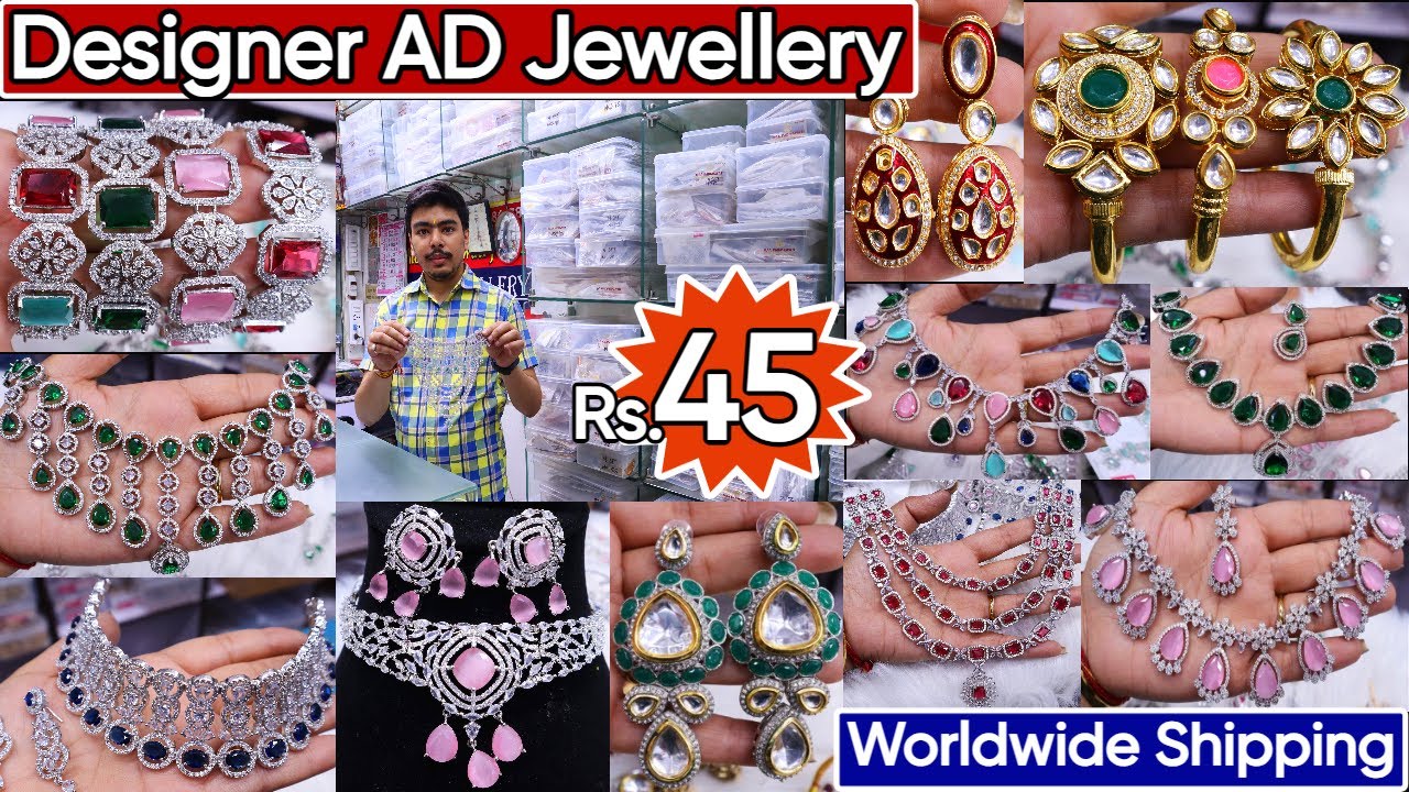 Exclusive AD Jewellery Collection in Delhi with Price | Premium Western & Bridal AD Jewellery 2024