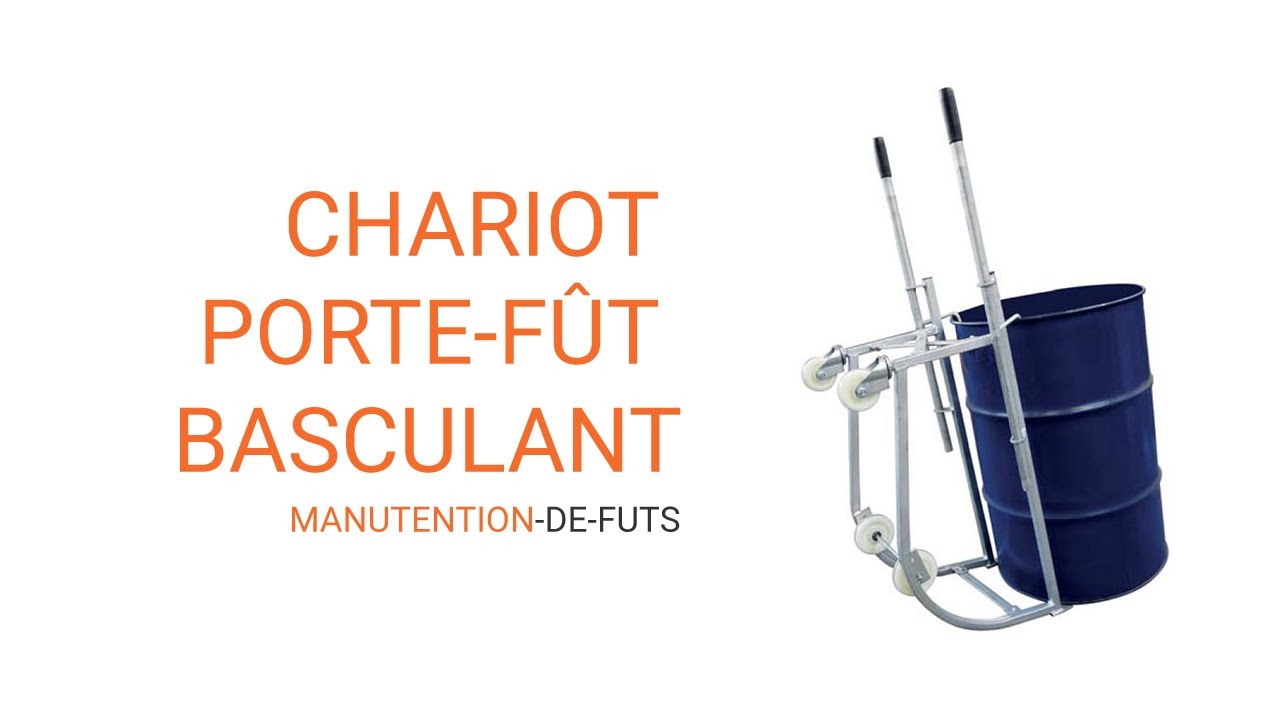 Chariot porte-fût basculant - Manutention-De-Fûts