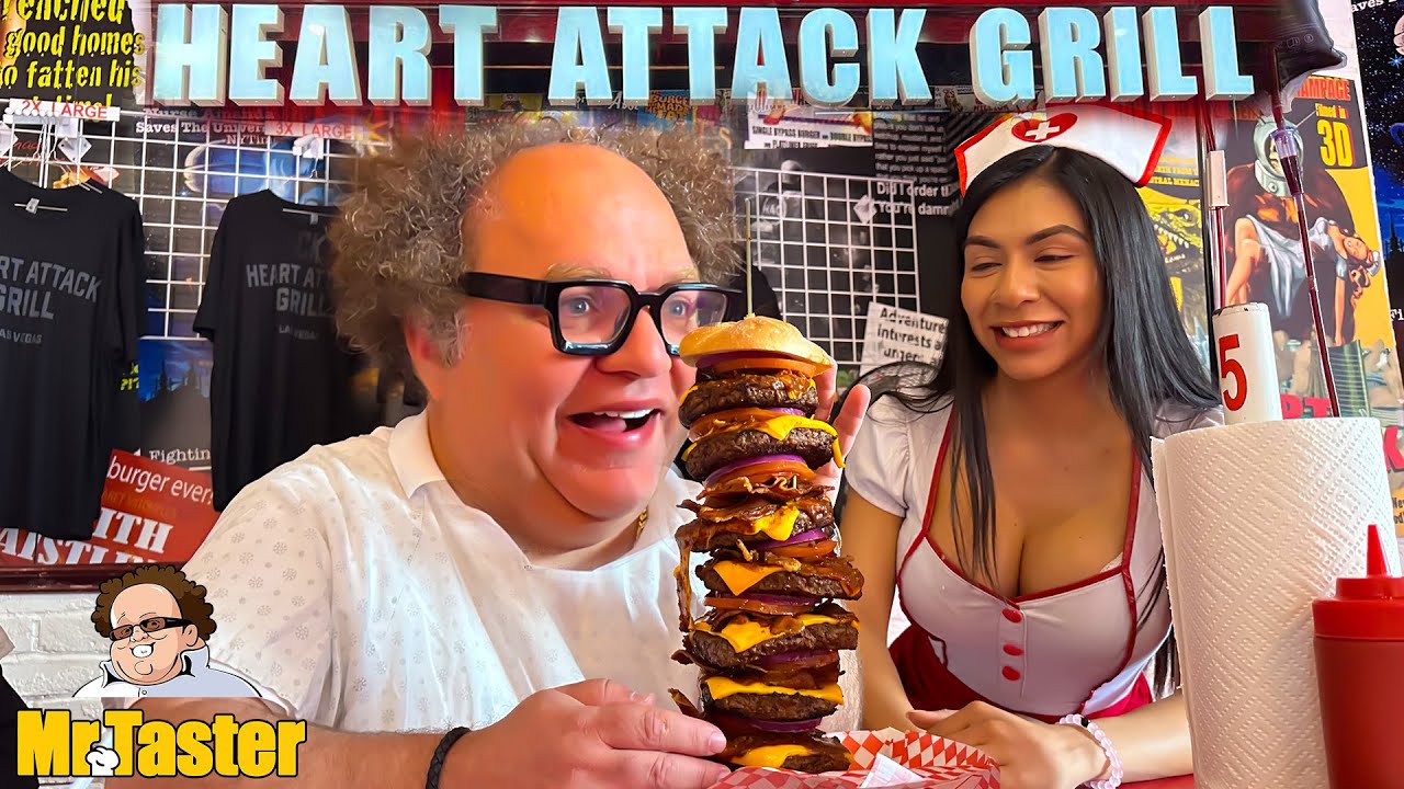 The most unhealthy burger in Las Vegas!? 20,000 + calories