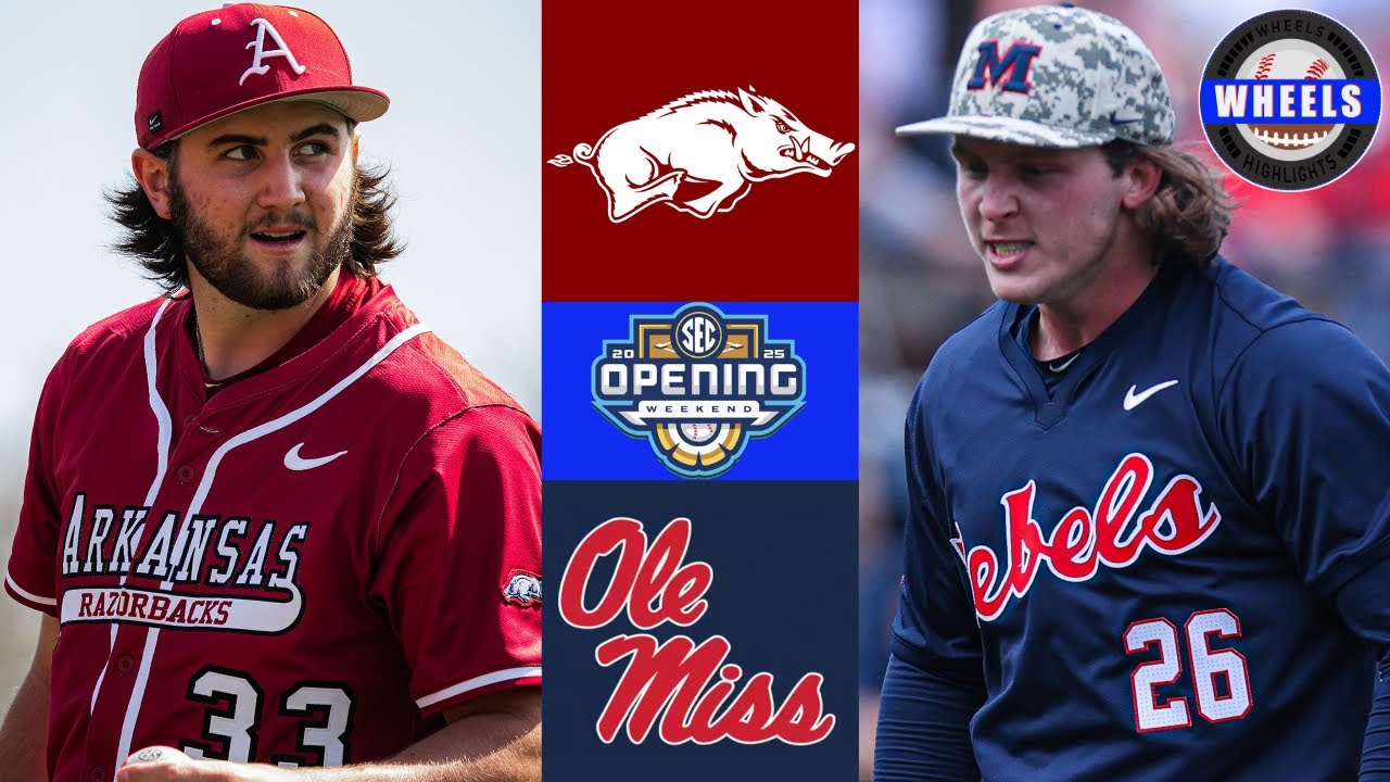 #3 Arkansas vs #13 Ole Miss (G1) | 2025 College Baseball Highlights