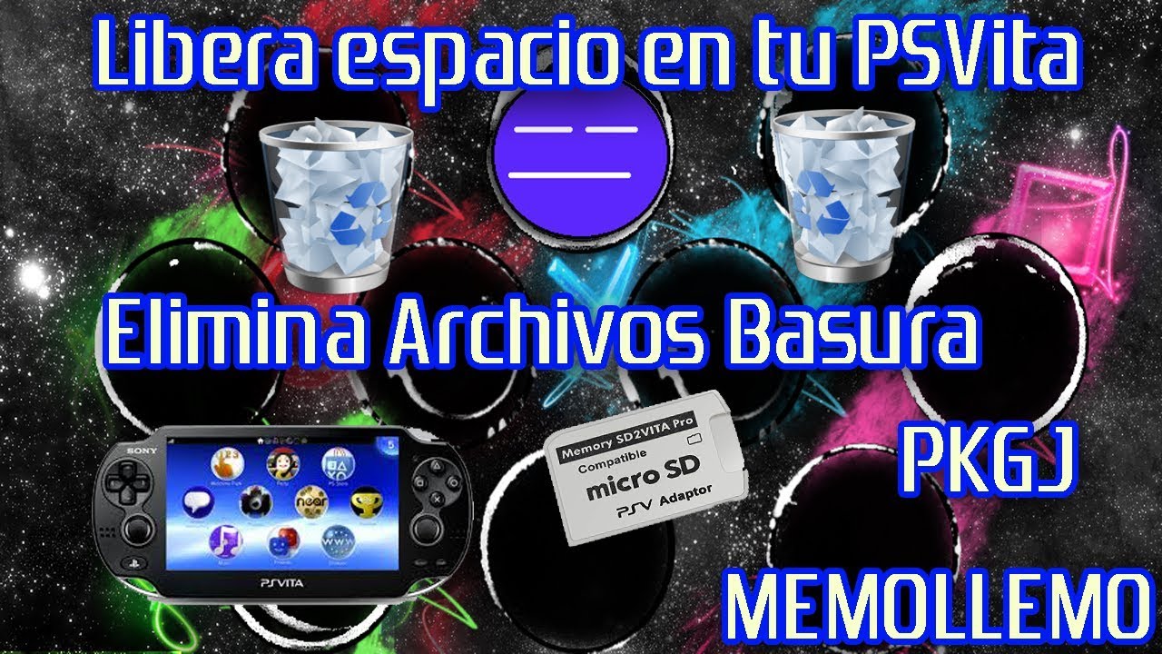 Libera espacio en tu PSVita | Archivos erróneos PKGJ |