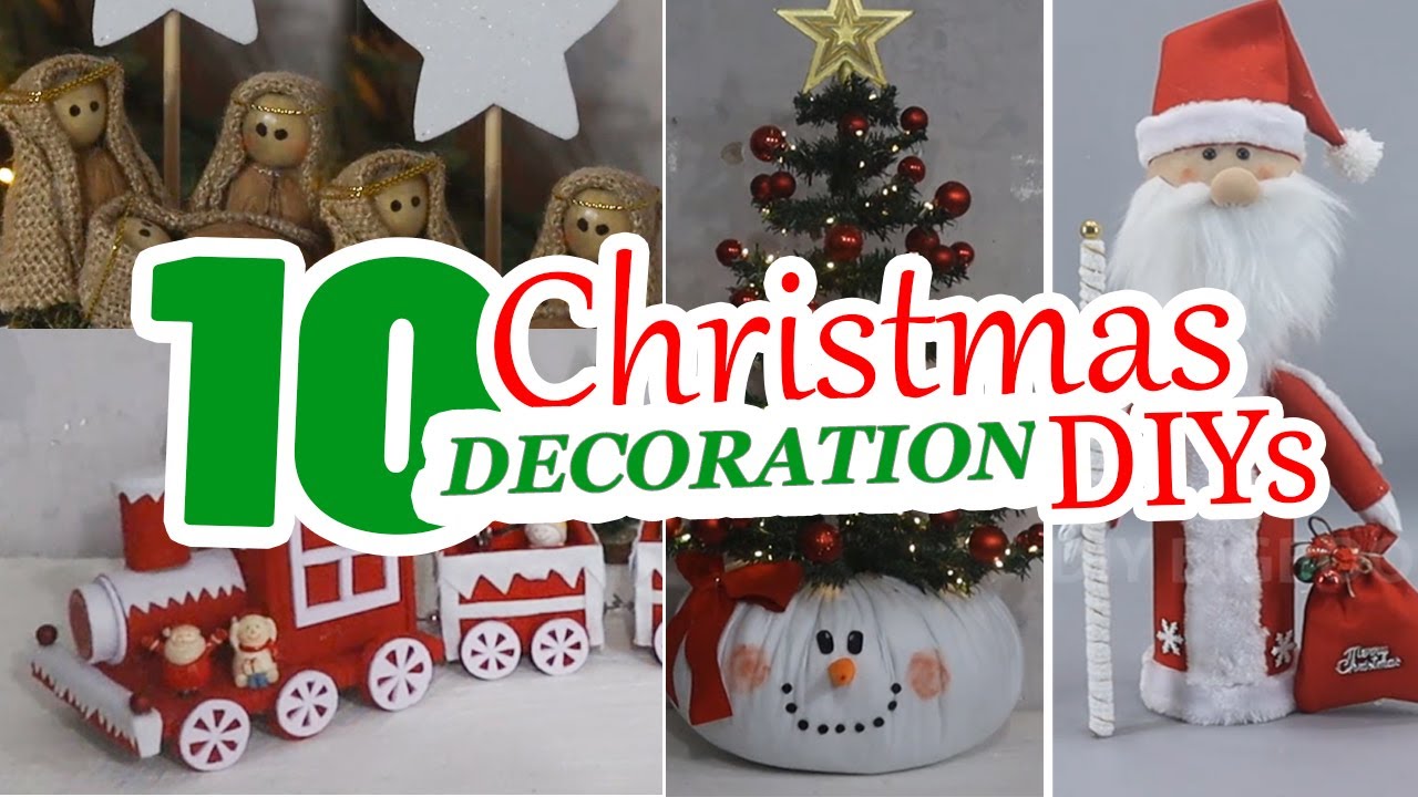 10 DIY Christmas Decorations on a Budget - Christmas Craft Ideas 2024