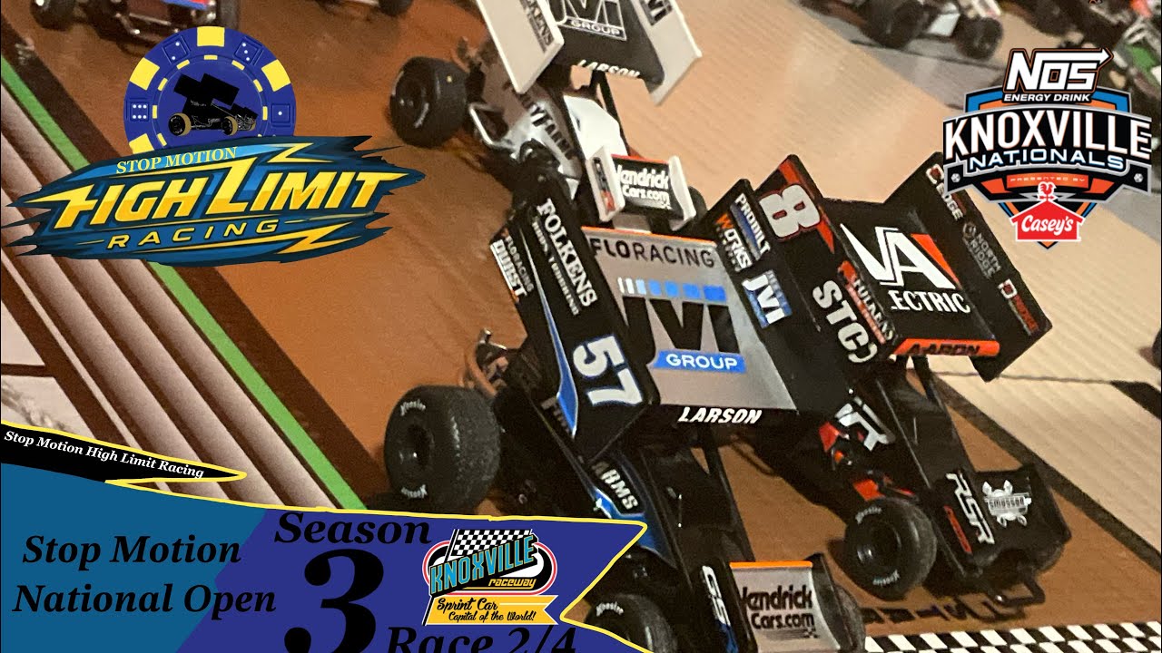 Sprint Car Stop Motion // SM High Limit Racing // S3 R1 // Knoxville Nationals