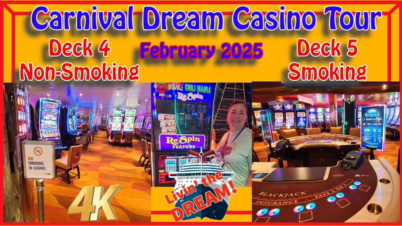 Casino Tour | Carnival Dream Cruise | February 2025