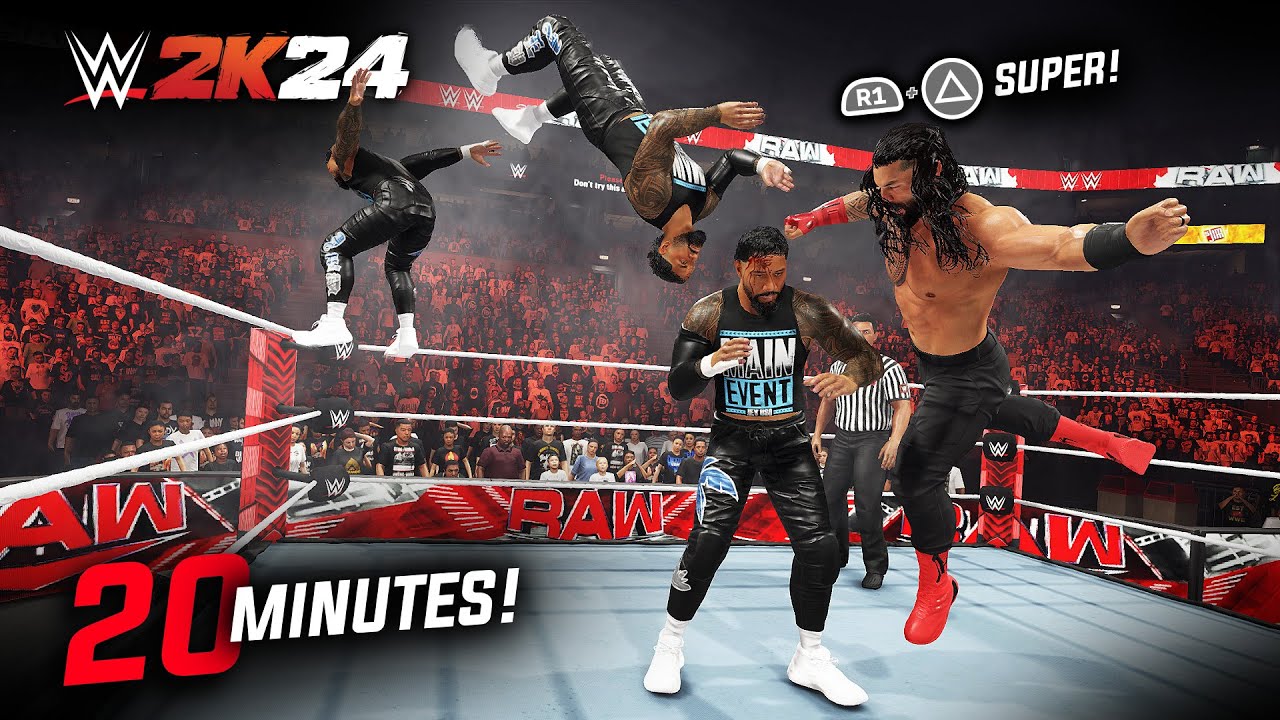 WWE 2K24: 20 Minutes of Non-Stop NEW Moves! (Custom)