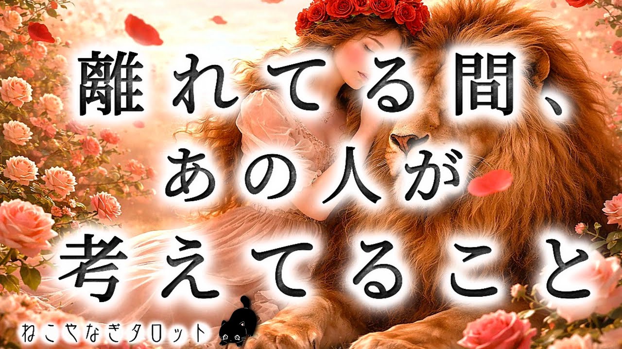 離れてる間､あの人が考えてること🌹