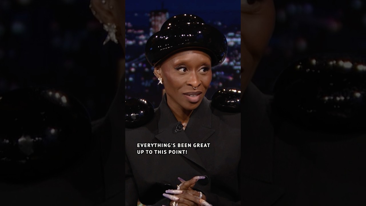 #CynthiaErivo blind ranks #Elphaba songs from #Wicked! #FallonTonight #WickedForGood