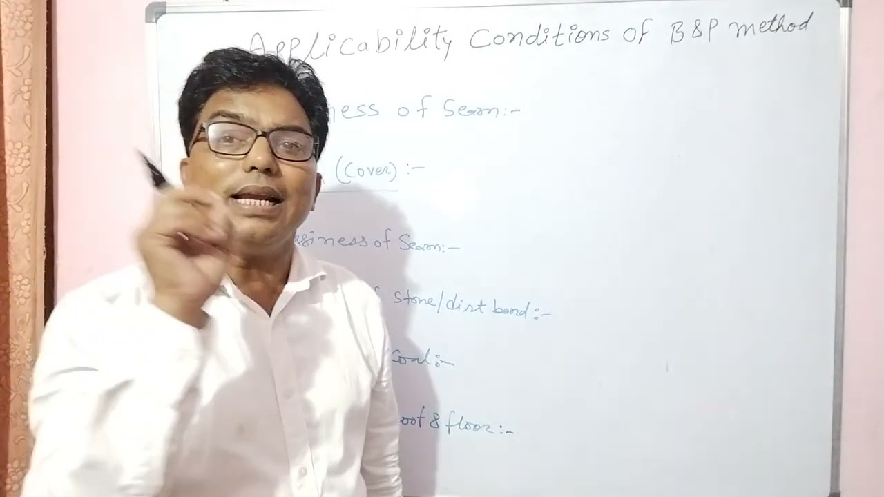 Applicability conditions  of Bord& Pillar method -for 1st yr Diploma& 2yr deg/pdf