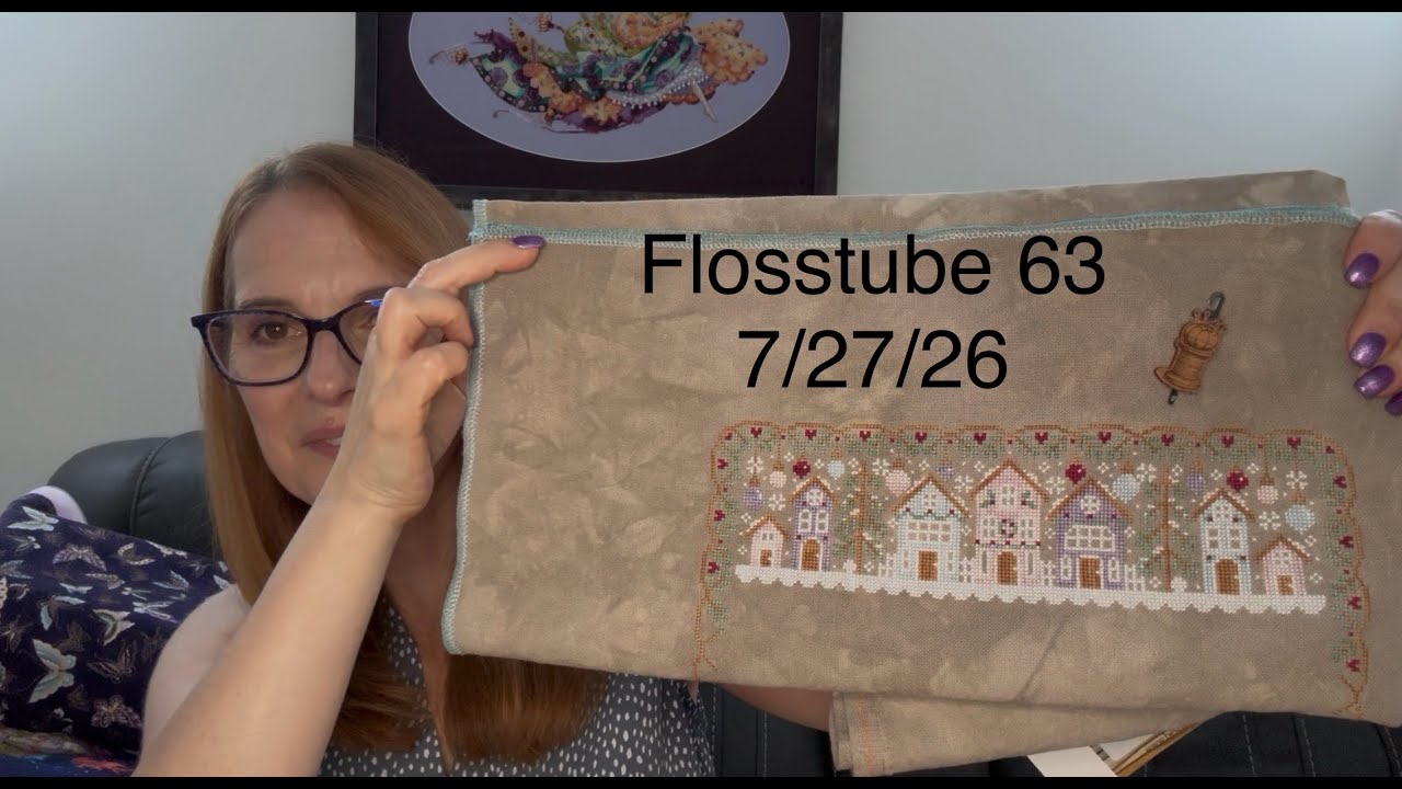 Flosstube 63 How did my WIP Wheel go?
