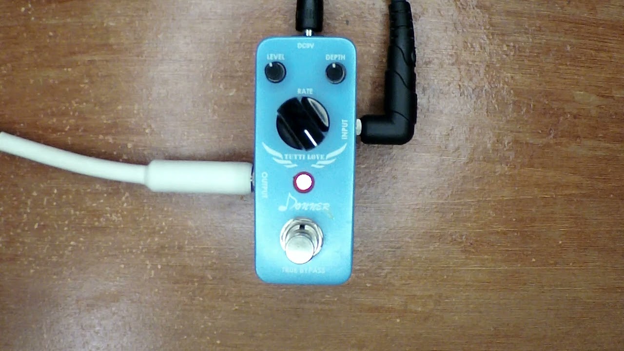 Donner Tutti Love micro chorus pedal - Pedal Profile Video