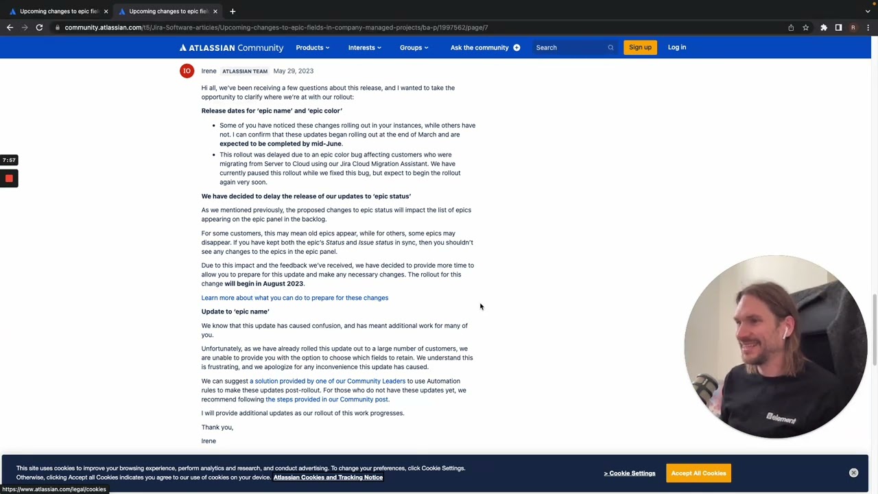 Product Teardown -  A Butterfly Flaps its Wings and Jira Causes Chaos - Managing Difficult Updates 🤔