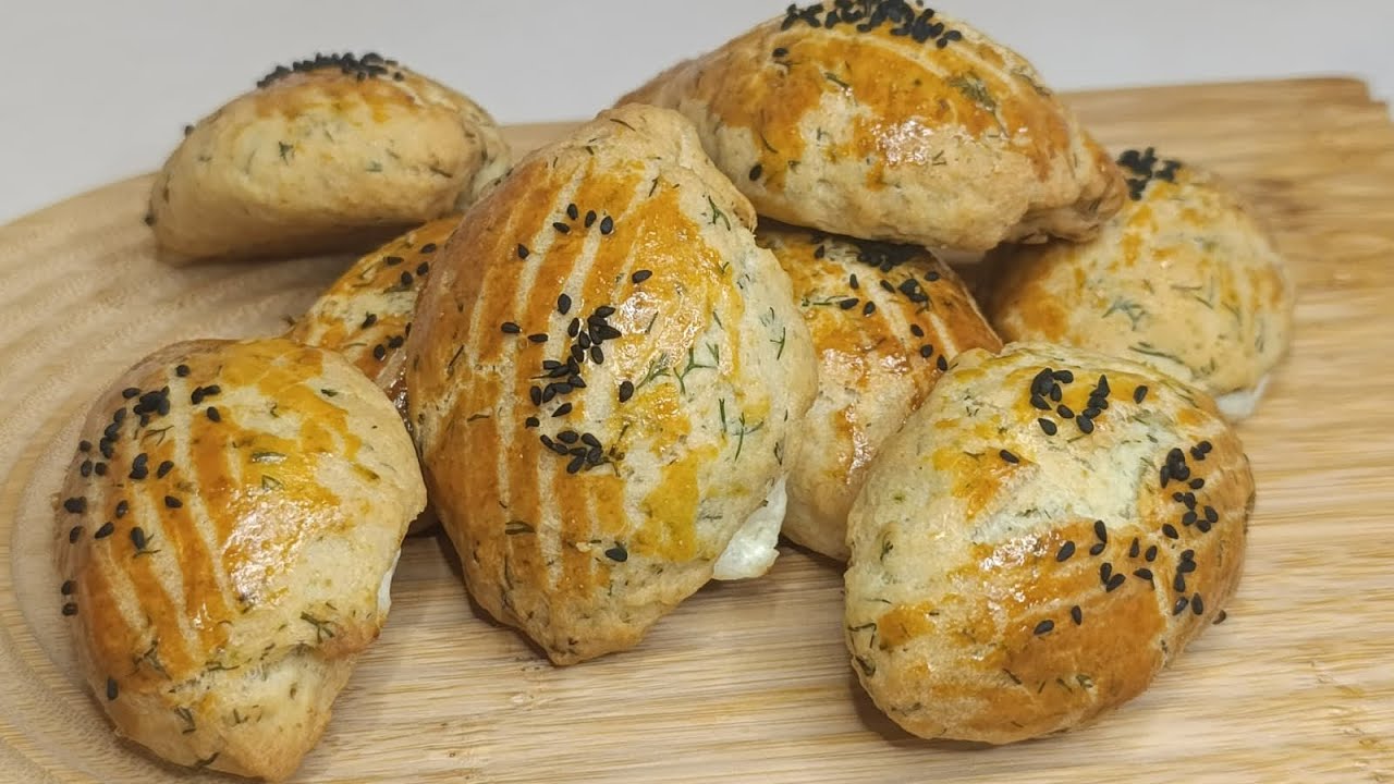 Kıyır Kıyır Deriotlu Poğaça Tarifi 🧀
