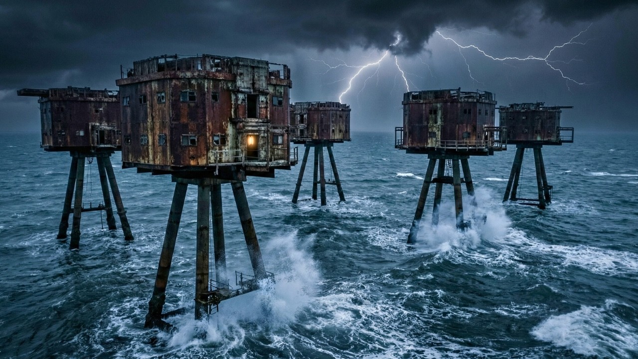 I Turned an Abandoned World War II Sea Fort into a Luxury House (ASMR)