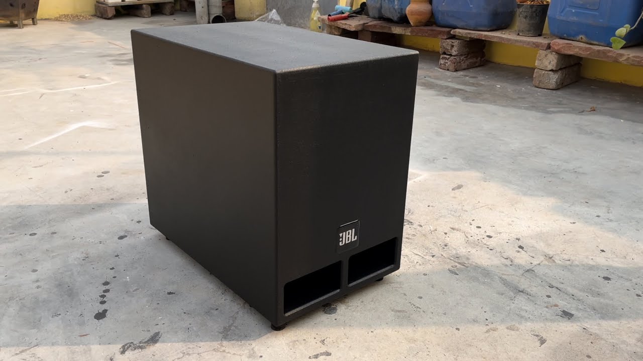8” subwoofer 4th order band pass enclosure (18mm) Mdf board