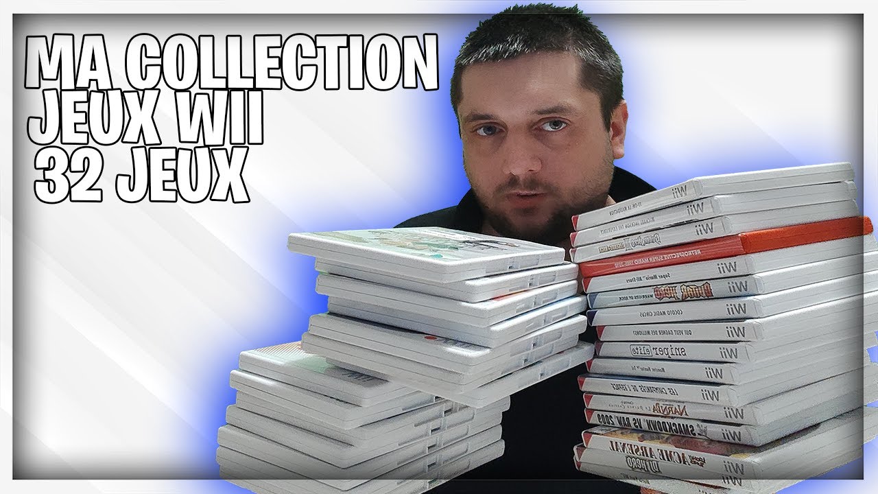 ASMR FR : TOUTE MA COLLECTION DE JEU WII - 32 JEUX (DONT 3 JEUX RARE ET CHER)