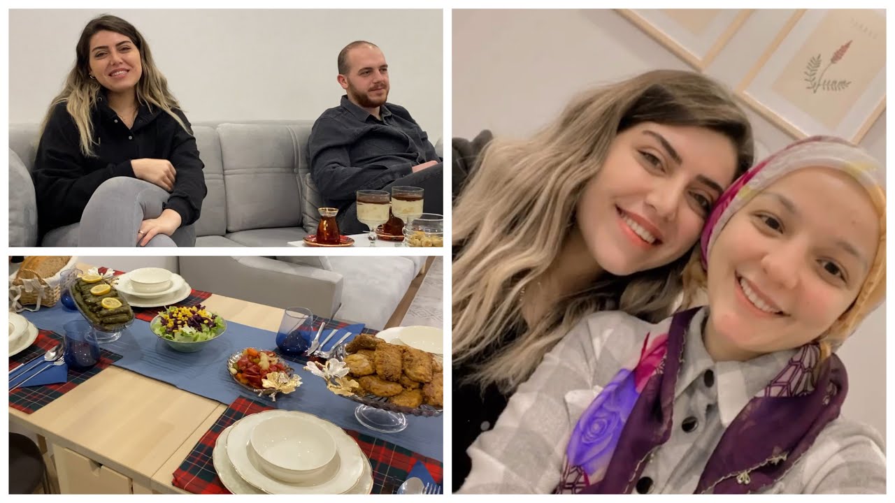 BURCU GELİN EVİME GELDİ ❤️ 9 ÇEŞİT MİSAFİR HAZIRLIĞI 🌹 EV HEDİYEM 😘