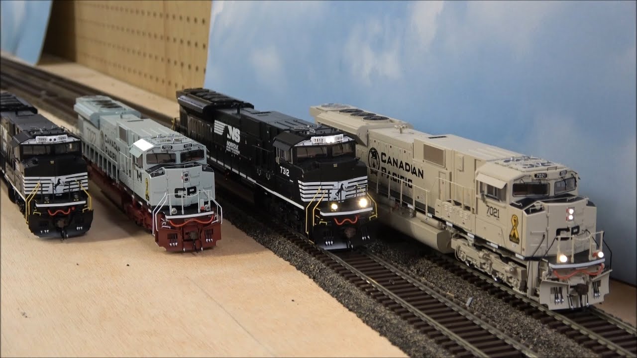 Обзор: Athearn SD70ACU в военных схемах Новой Зеландии и Конфедерации! Tsunami 2/DCC! HO!