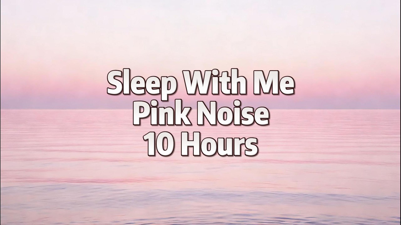 Relax with Me | Pink Noise by the Ocean Horizon | 10 Hours Calm TV Ambience