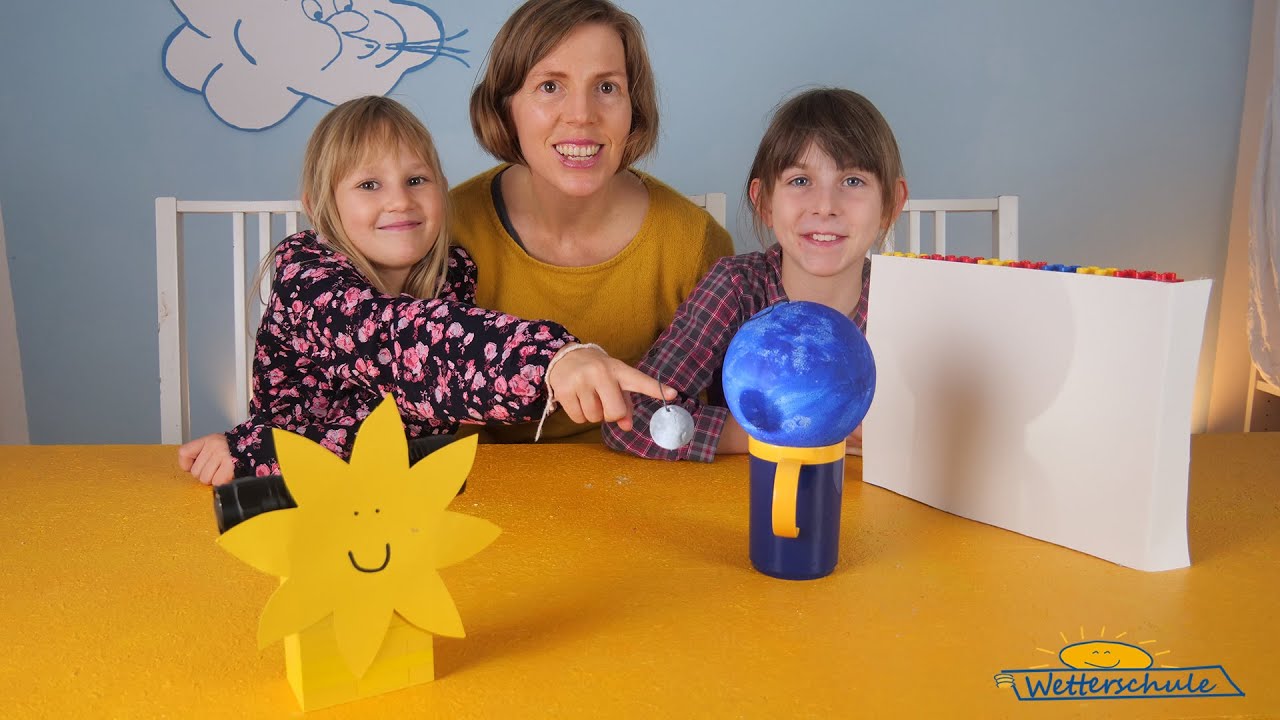Sonnenfinsternis für Kinder erklärt 🌎🌞🌕