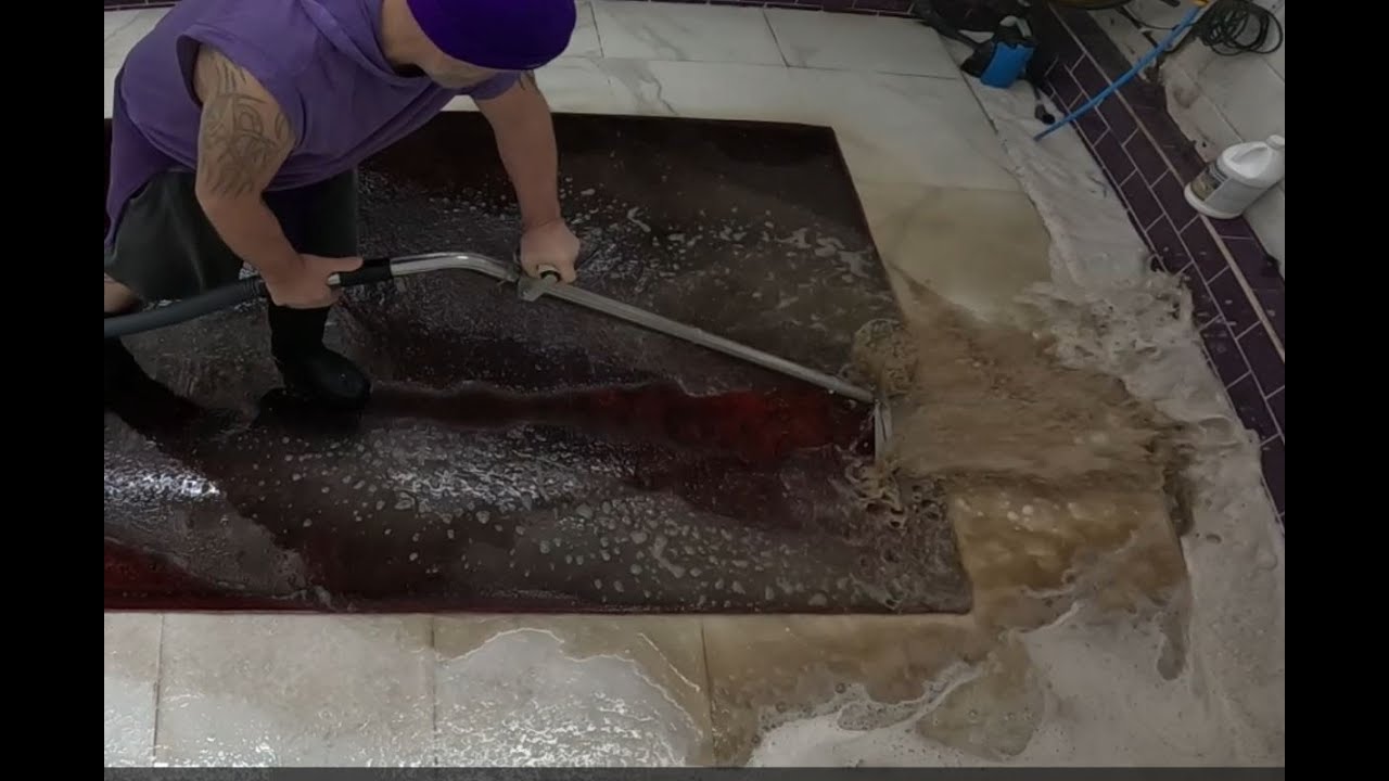 Super dirty genuine rug cleaning. 🤢😮💜