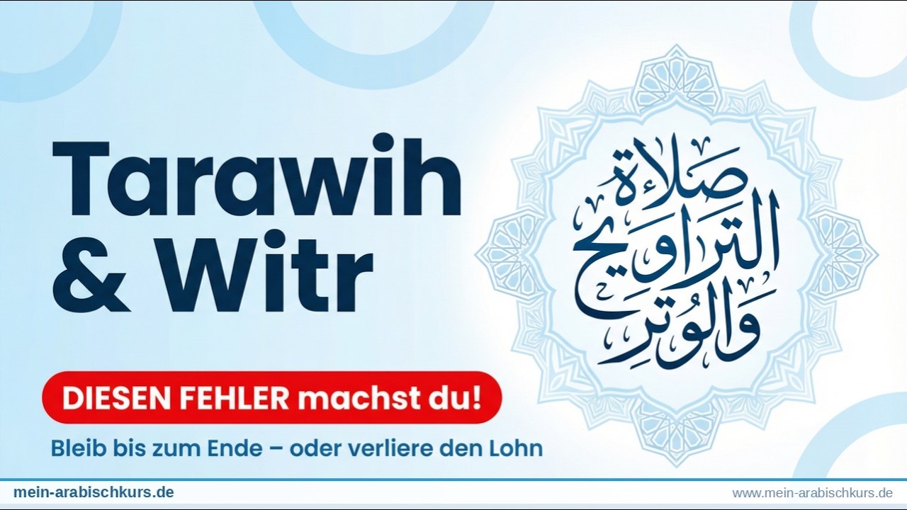 Tarawih: Warum du beim Witr nicht vor dem Imam gehen solltest