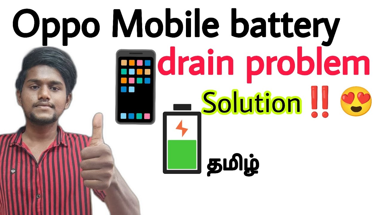 mobile battery problem / how to solve battery drain problem in oppo mobile / oppo / android / tamil